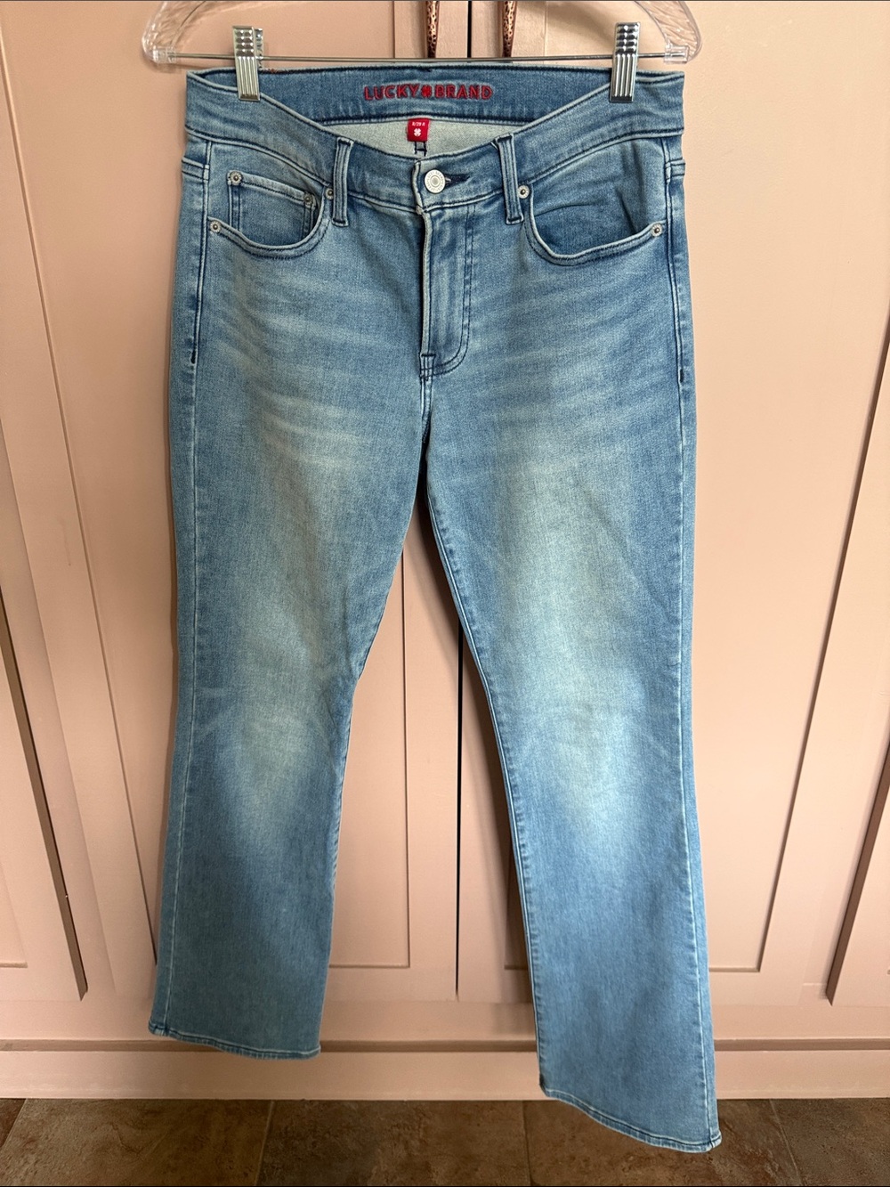 Lucky Brand Mid-Rise Light Blue Women's Bootcut Jeans (8R)
